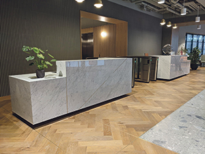 Unveiling of new facility for top London stone fabrication company